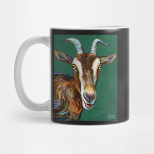 Toggenburg Goat on Green Mug